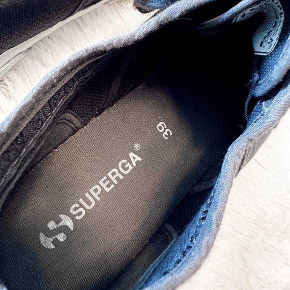 SUPERGA Lace Up Cotu Sneakers - Picture 5 of 5